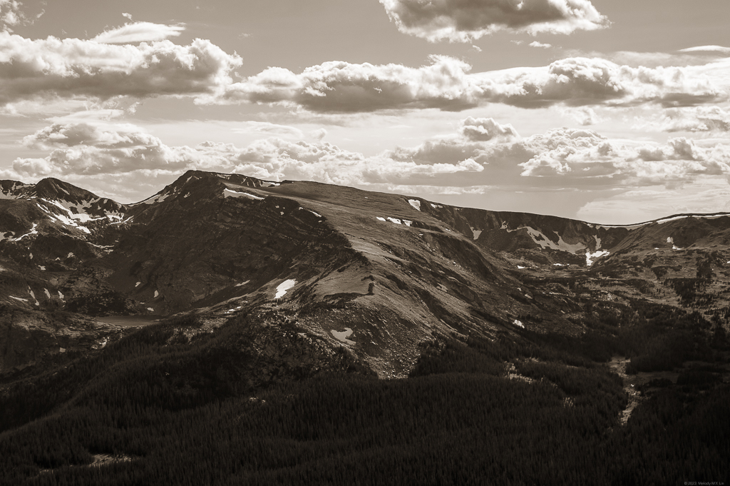 Rocky Mountain range from Trail Ridge Road