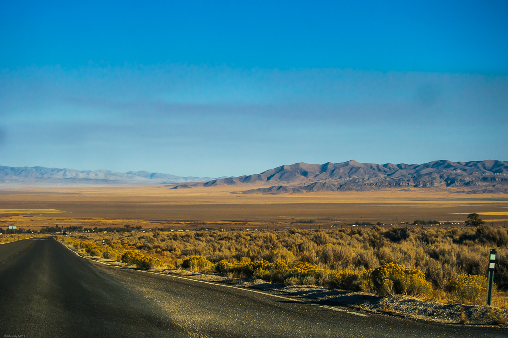 Expansive view of the Great Basin Desert
