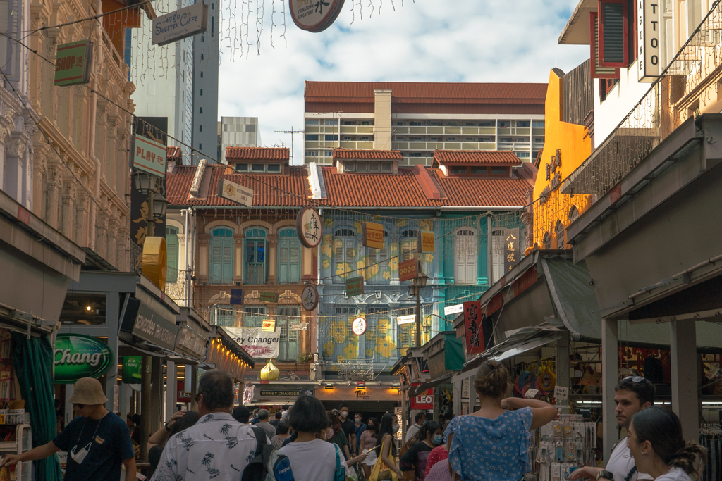 We walked through another Chinatown street market looking for food