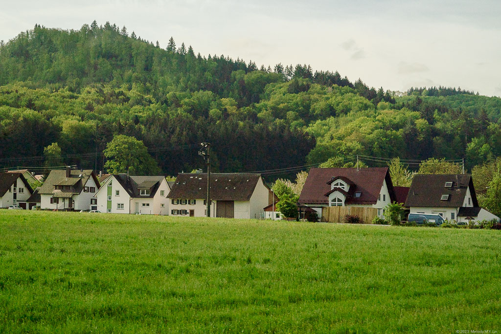 Quaint houses on the road to the Schwarzwald.