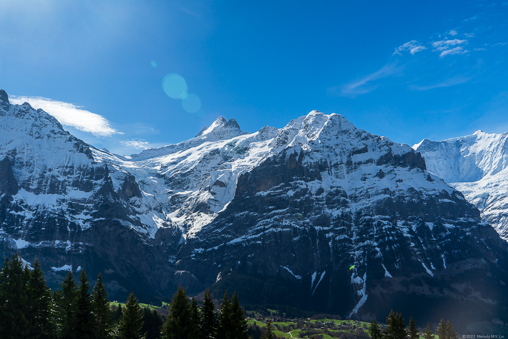 The Shreckhorn and Kleines Schreckhorn