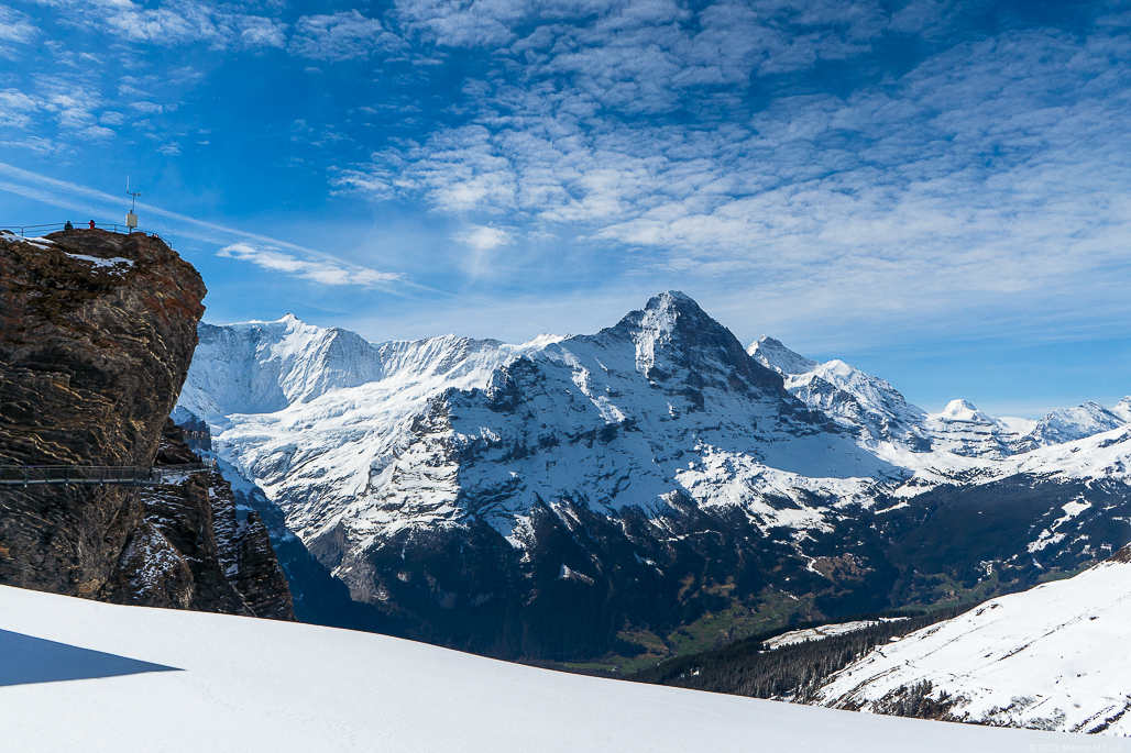 Tissot Cliff Walk overlooking Grindelwald Valley