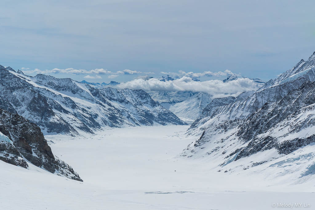 Final look of the Jungfraufirn