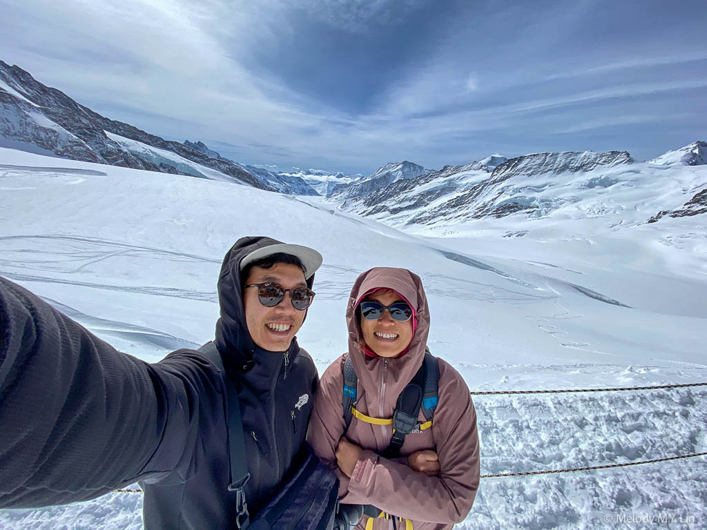 D and I on the ice plateau