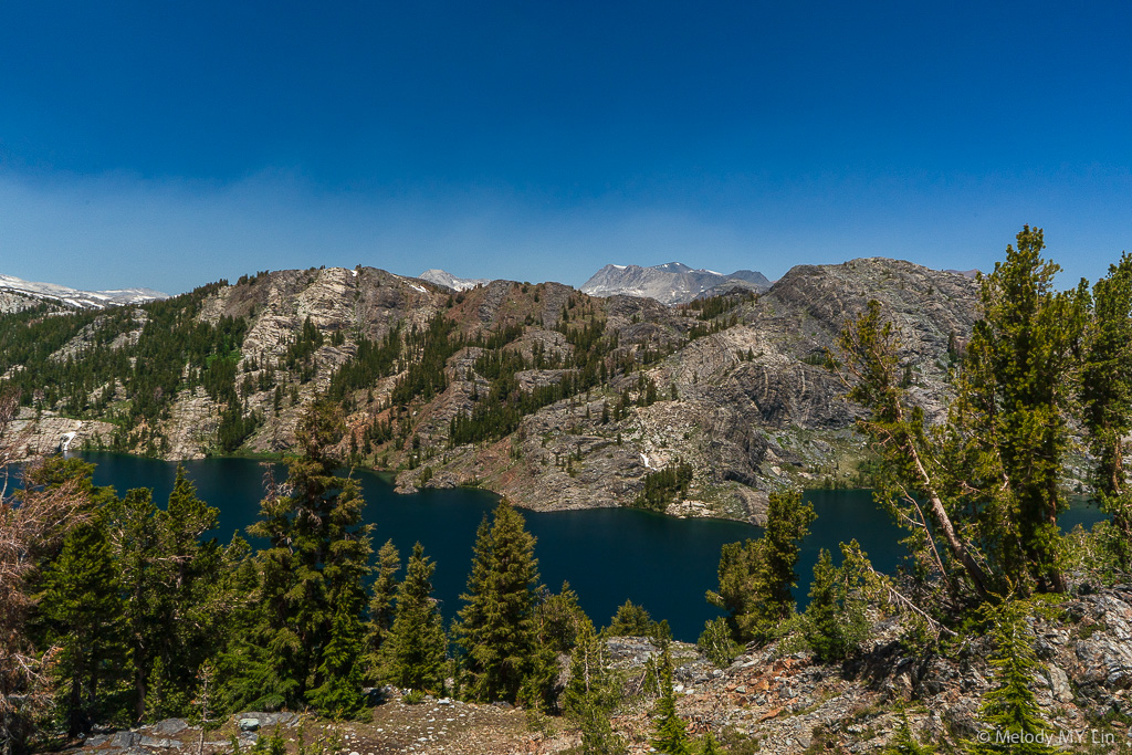 A view of the lower end of Garnet Lake