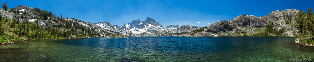 Panorama of Garnet Lake