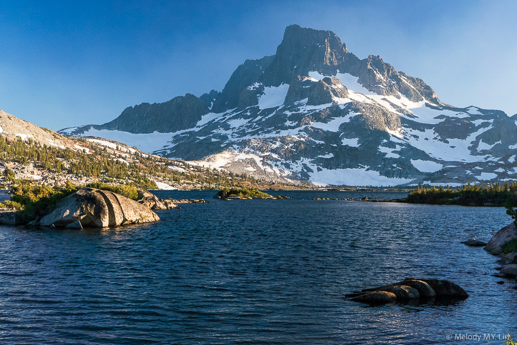 Thousand Island Lake at sunset