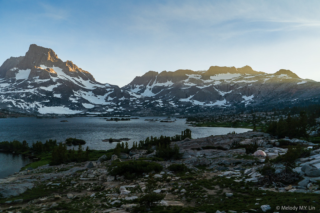 Full view of the mountain range