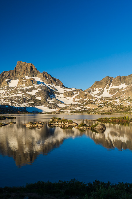 Portrait of the mountain ridgeline