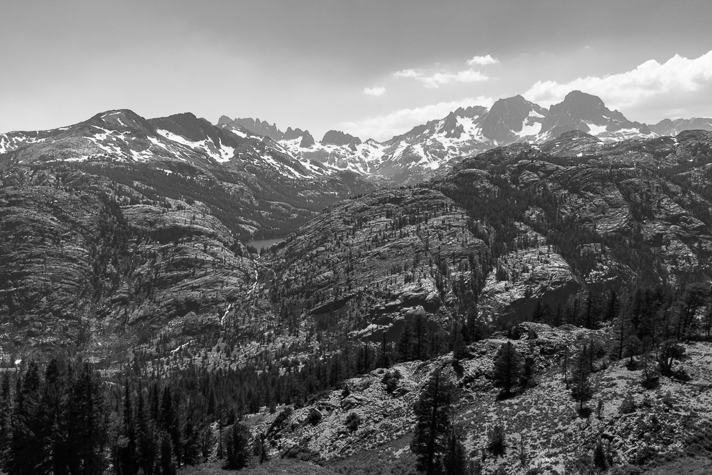 B&W photo of Shadow Lake