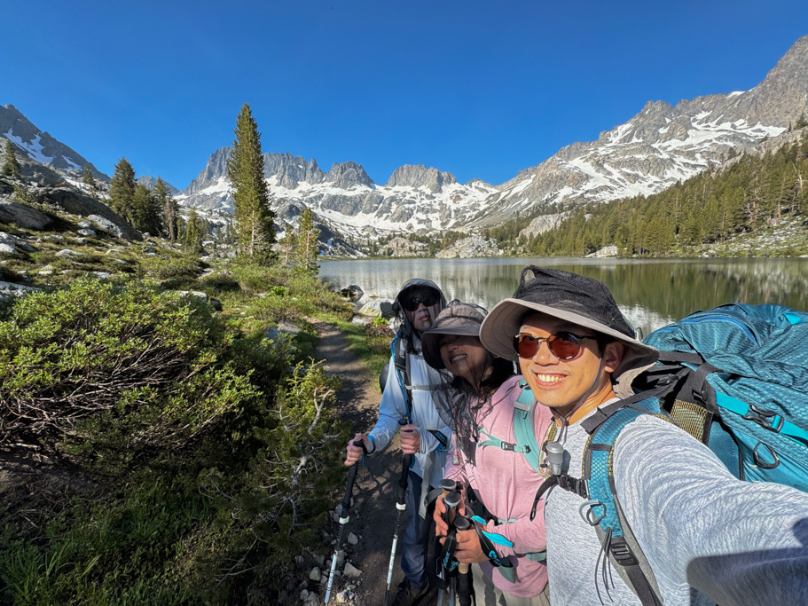 Selfie in front of Ediza Lake