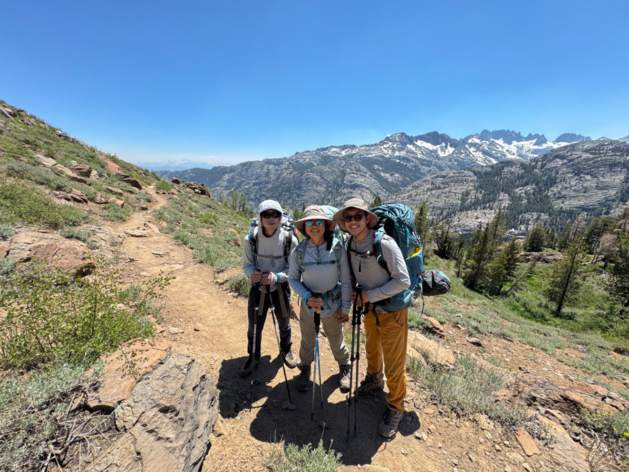 A group photo on the High Trail